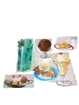 1950 Die-cut display signs picture number 0